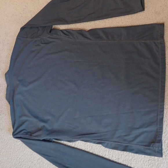 Swim Shirts For Men Gray Rashguard - Picture 9 of 11